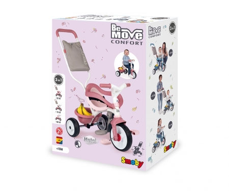 smoby BE MOVE COMFORT TRICYCLE PINK