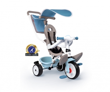 smoby TRICYCLE BABY BALADE PLUS BLEU