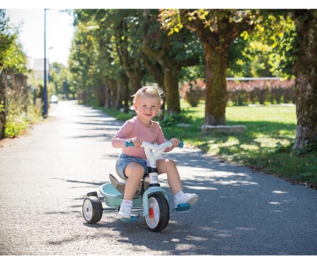 smoby TRICYCLE BABY BALADE PLUS BLEU