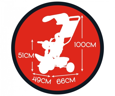 TRICICLO MICKEY BABY BALADE PLUS smoby TRICICLO MICKEY BABY BALADE PLUS