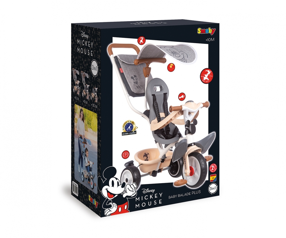 Triciclo para top bebe mickey mouse
