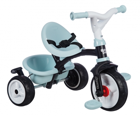smoby Triciclo Baby Driver Plus 3 in 1 Blu