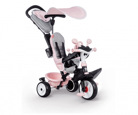 smoby TRICYCLE BABY DRIVER PLUS ROSE