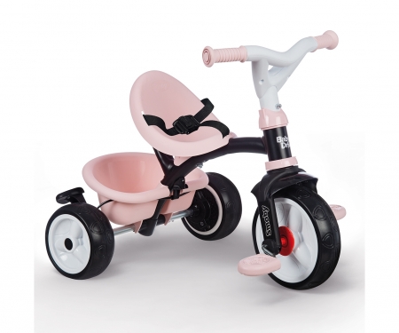smoby Tříkolka Baby Driver Plus růžová
