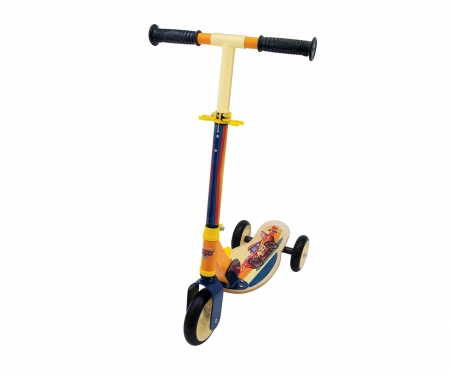 smoby CARS 3W FOLDABLE WOODEN SCOOTER