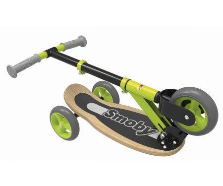smoby WOODEN 3W FOLDABLE SCOOTER
