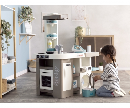 smoby Cucina Studio Cleaning con lavatrice