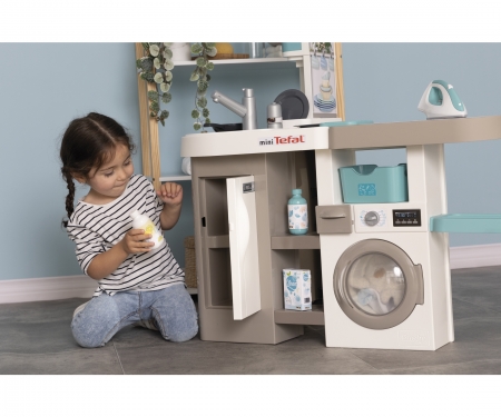 smoby Cucina Studio Cleaning con lavatrice