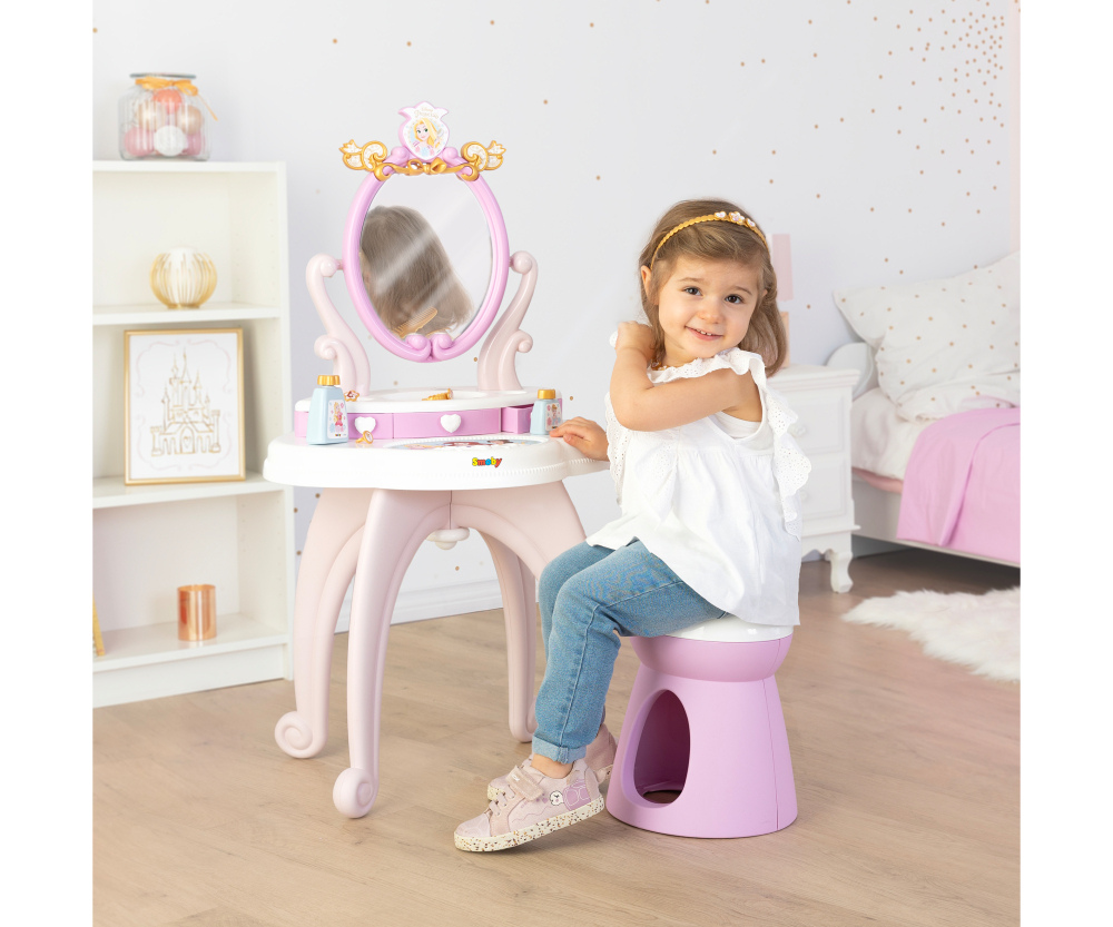 Specchiera Frozen 2 In 1 Smoby - Con Sgabello E Accessori, Per Bambine Dai 3 Anni, Gioco Role Play - Foto 9