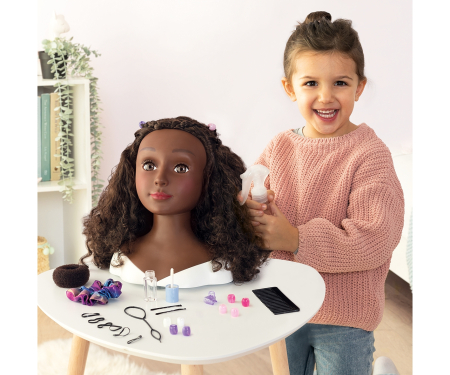 smoby My Beauty Česací hlava Afro