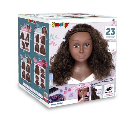 smoby My Beauty Česací hlava Afro