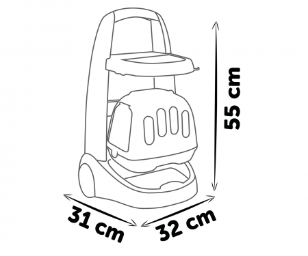 smoby TROLLEY CUIDADO ANIMAL