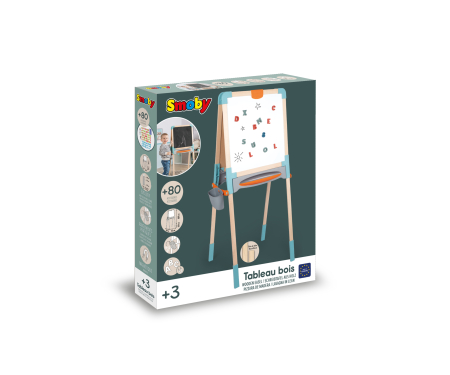 smoby Activity Lavagna in legno con accessori