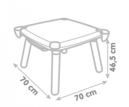 smoby MESA CREATIVA CON ACCESORIOS