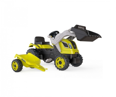 TRACTOR FARMER MAX + REMOLQUE smoby TRACTOR FARMER MAX + REMOLQUE