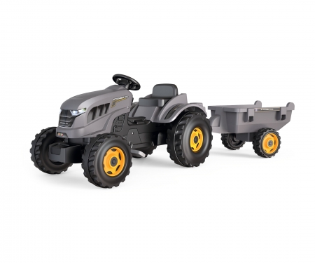 smoby TRACTOR STRONGER XXL CON REMOLQUE