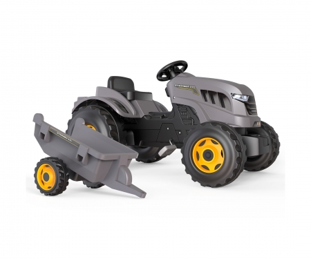 smoby TRACTOR STRONGER XXL CON REMOLQUE