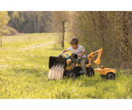 TRACTOR BUILDER MAX CON REMOLQUE smoby TRACTOR BUILDER MAX CON REMOLQUE