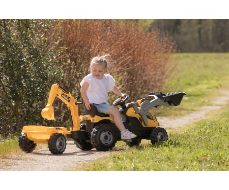TRACTOR BUILDER MAX CON REMOLQUE smoby TRACTOR BUILDER MAX CON REMOLQUE