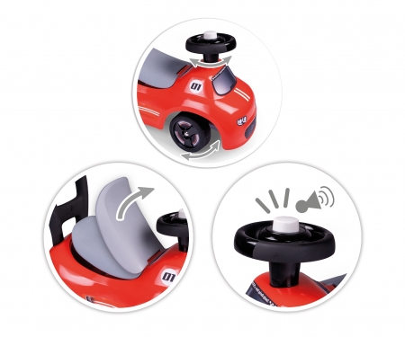 Odrážedlo Auto Červené smoby Odrážedlo Auto Červené