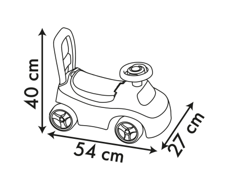 smoby Odrážedlo auto Stitch