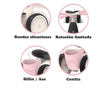 smoby ROOKIE MINNIE CORREPASILLOS