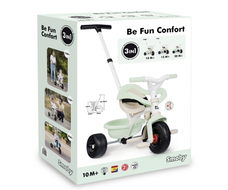 smoby TRICICLO BE FUN CONFORT VERDE