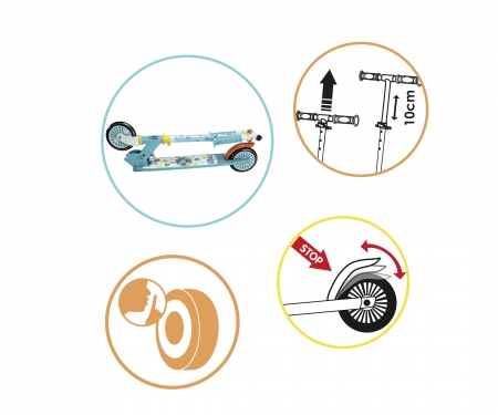 PATINETE 2 RUEDAS STITCH smoby PATINETE 2 RUEDAS STITCH