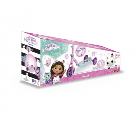 PATINETE 3 RUEDAS LA CASA DE MUÑECAS DE GABBY smoby PATINETE 3 RUEDAS LA CASA DE MUÑECAS DE GABBY