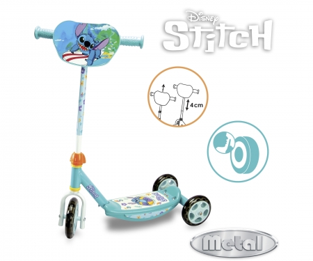 smoby PATINETE 3 RUEDAS STITCH