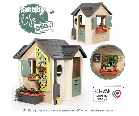 smoby Domeček Life zahradnický rozšiřitelný