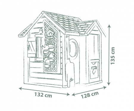 smoby GARDEN HOUSE SMOBY LIFE