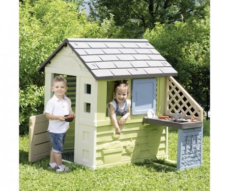 smoby Domeček Life Pretty s kuchyní