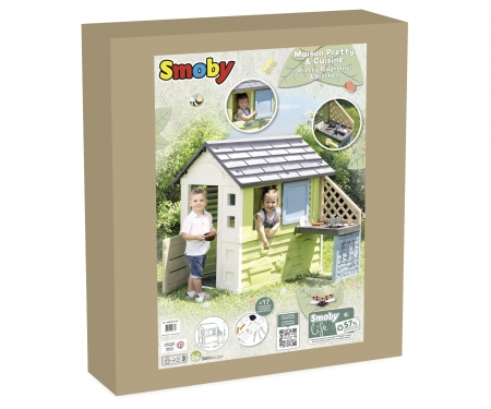smoby Domeček Life Pretty s kuchyní