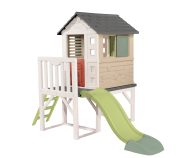 smoby Domeček Life na pilířích se skluzavkou