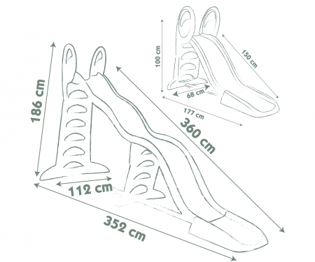 TOBOGÁN SUPER MEGAGLISS smoby TOBOGÁN SUPER MEGAGLISS