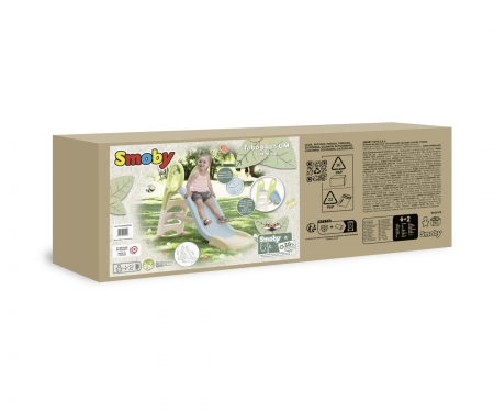 smoby Skluzavka Life KS 150 cm s vlhčením modrá