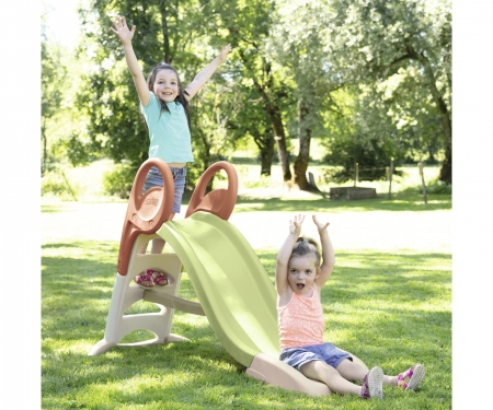 smoby Skluzavka Life KS 150 cm s vlhčením zelenočervená