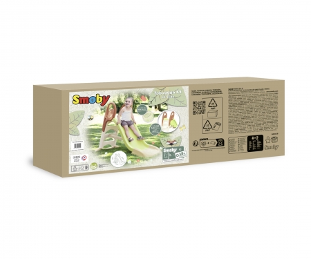smoby Skluzavka Life KS 150 cm s vlhčením zelenočervená