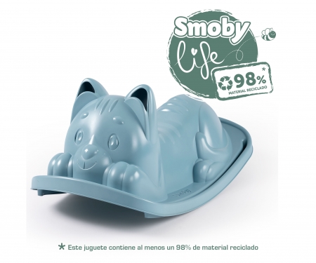 smoby BALANCÍN GATO AZUL SMOBY LIFE