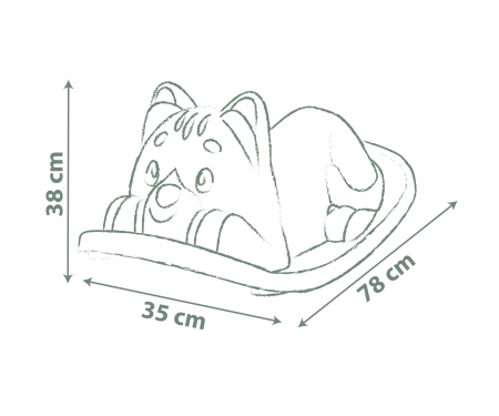 BALANCÍN GATO AZUL smoby BALANCÍN GATO AZUL