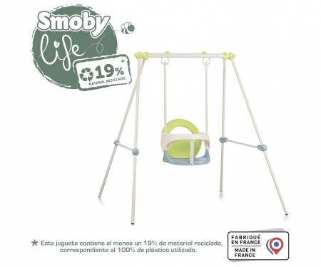 smoby COLUMPIO METAL BABY SWING - SMOBY LIFE