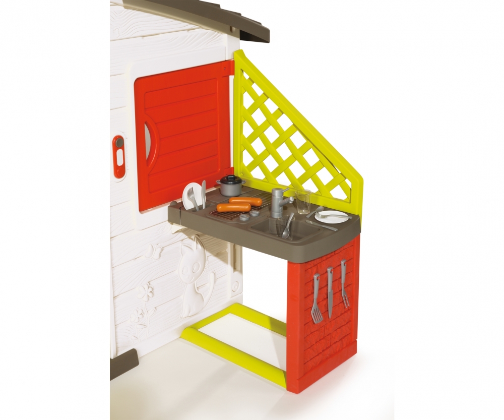 Friends Haus Mit Sommerkuche Spielhauser Outdoor Marken Produkte Www Smoby Com