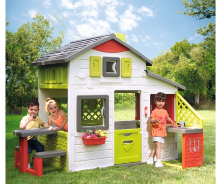 smoby NEO FRIENDS HOUSE PLAYHOUSE + KITCHEN