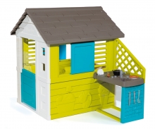 smoby playhouse with picnic table