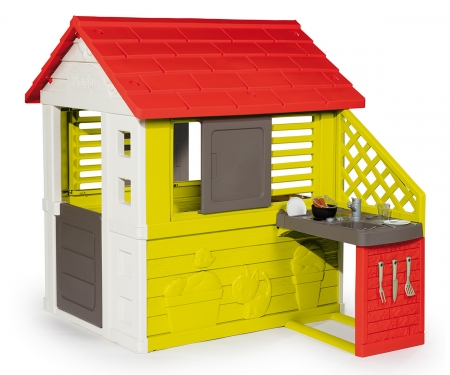 smoby NATURE PLAYHOUSE + KITCHEN