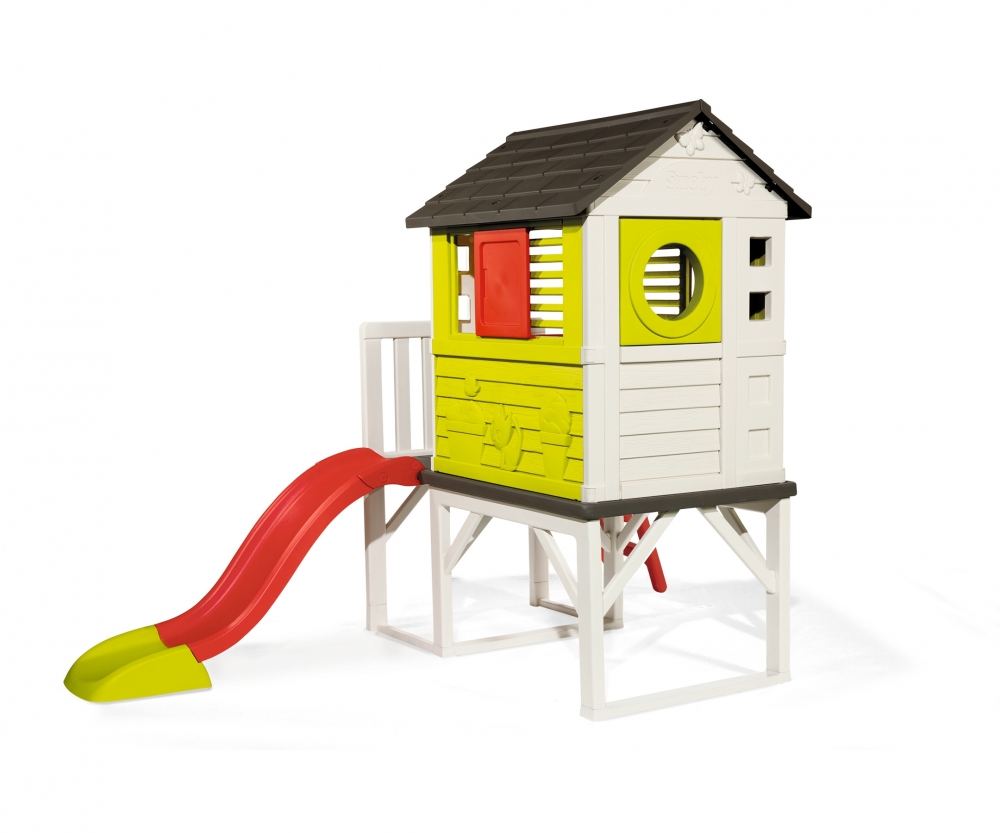 Smoby Kids Playhouse on Stilts with Slide