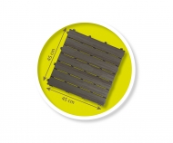 smoby Set di 6 pannelli 45 x 45 cm per pavimento casette