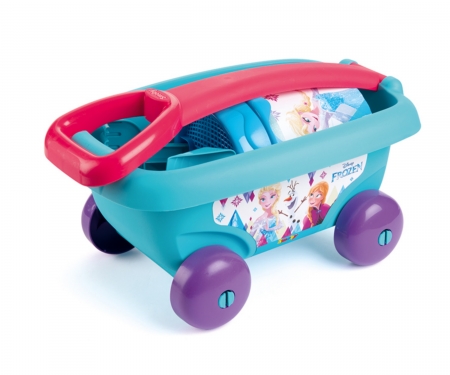wózek z akcesoriami do piasku Kraina Lodu smoby wózek z akcesoriami do piasku Kraina Lodu