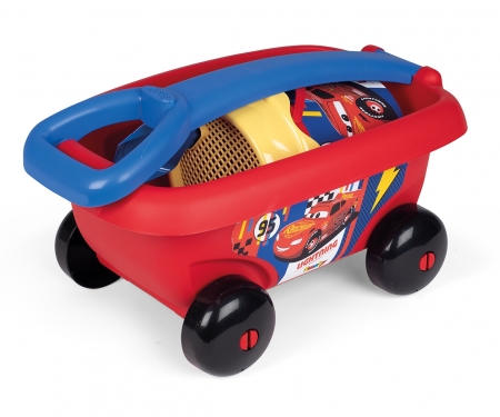 smoby CARS GARNISHED BEACH CART